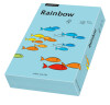 RAINBOW Papier couleur bleu moyen A4 80g - 1 Carton (2500 Feuilles)