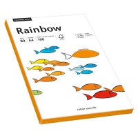 RAINBOW Farbpapier neon orange A4 80g - 1 Karton (2000...