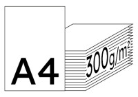 IMAGE Impact Papier Premium extra blanc A4 300g - 1 Carton (125 Feuilles)