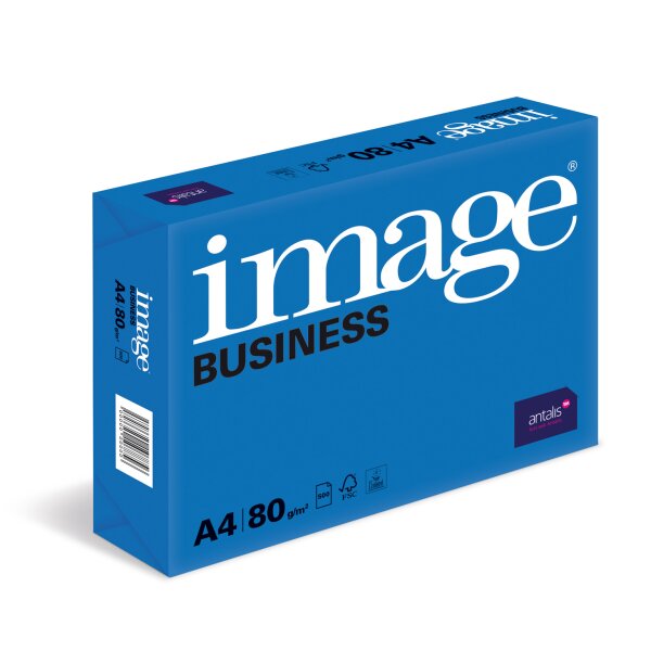 IMAGE Business Businesspapier hochweiss A4 80g - 1 Karton (2500 Blatt)