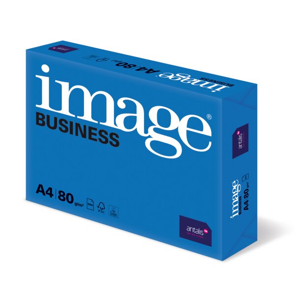 IMAGE Business Businesspapier hochweiss A4 80g - 1 Karton (2500 Blatt)