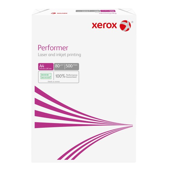 XEROX Performer Universalpapier weiss A4 80g - 1 Karton (2500 Blatt)