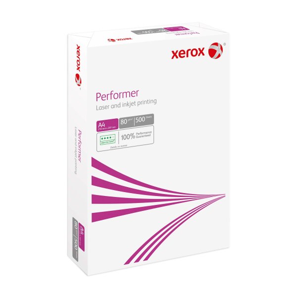 XEROX Performer Universalpapier weiss A4 80g - 1 Karton (2500 Blatt)