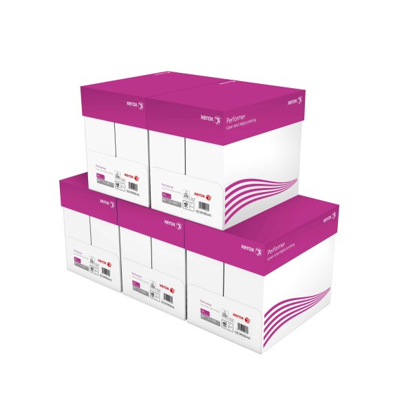 XEROX Performer Universalpapier weiss A4 80g - 1 Karton (2500 Blatt)