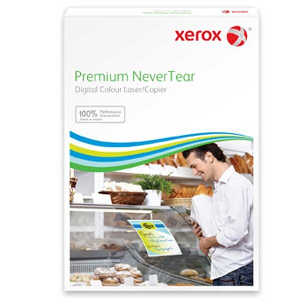 XEROX NeverTear Synthetikpapier weiss 95 Mikron A4 125g - 1 Karton (100 Blatt)