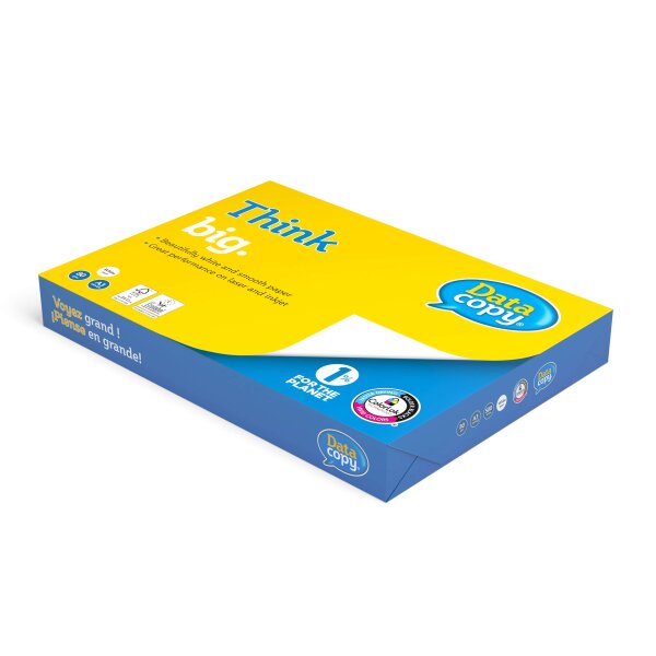 DATA COPY Premiumpapier hochweiss A3 80g - 1 Karton (1500 Blatt)