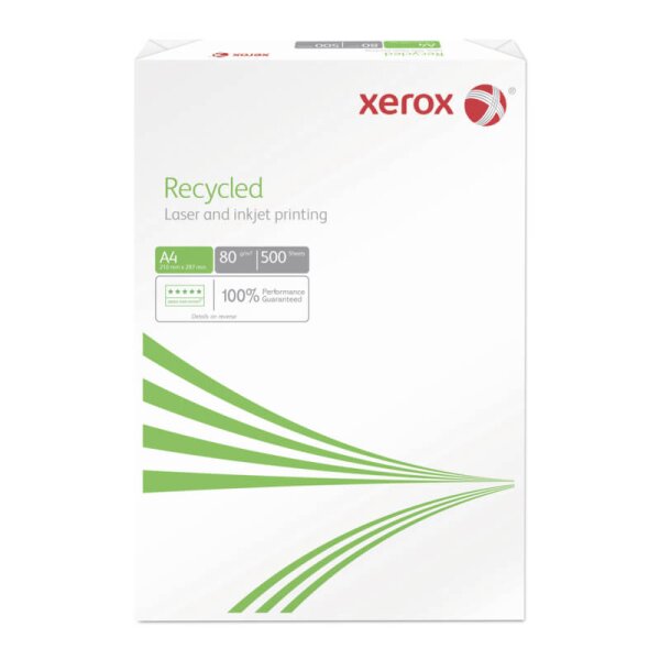 XEROX Recycled Recyclingpapier A4 80g - 1 Karton (2500 Blatt)