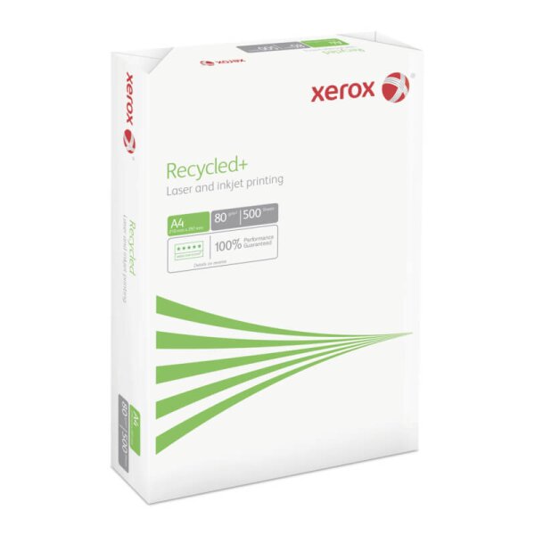 XEROX Recycled+ Recyclingpapier A4 80g - 1 Karton (2500 Blatt)
