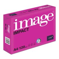 IMAGE Impact Premiumpapier hochweiss A4 120g - 1 Karton (1250 Blatt)