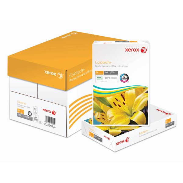 XEROX Colotech+ Farblaserpapier weiss A4 100g - 1 Karton (2000 Blatt)