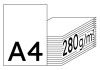 COLOR COPY Farblaserpapier hochweiss A4 280g - 1 Karton (750 Blatt)
