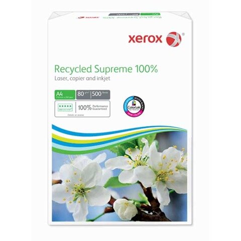 XEROX Recycled Supreme 100% Papier recycléA3 80g - 1 Carton (2500 Feuilles)