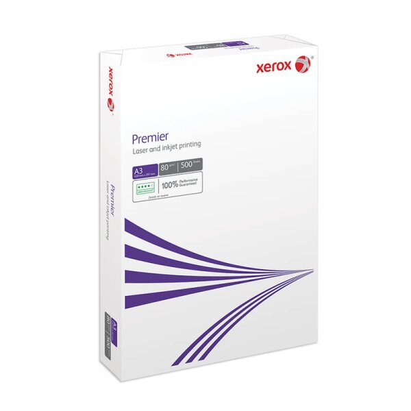 XEROX Premier Businesspapier weiss A3 80g - 1 Karton (2500 Blatt)