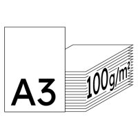 IMAGE Impact Premiumpapier hochweiss A3 100g - 1 Karton (2000 Blatt)