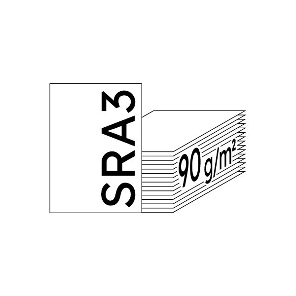 IMAGE Digicolor Farblaserpapier hochweiss SRA3 90g - 1 Karton (1500 Blatt)
