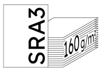 COLOR COPY Papier Laser couleur extra blanc SRA3 160g - 1 Carton (1250 Feuilles)