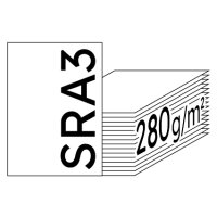 COLOR COPY Farblaserpapier hochweiss SRA3 280g - 1 Karton (750 Blatt)