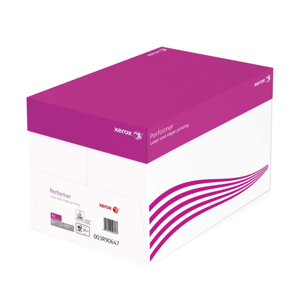 XEROX Performer Universalpapier weiss A3 80g - 1 Palette (50000 Blatt)