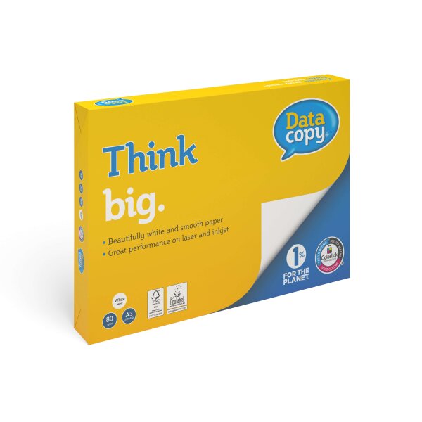 DATA COPY Premiumpapier hochweiss A3 80g - 1 Palette (36000 Blatt)