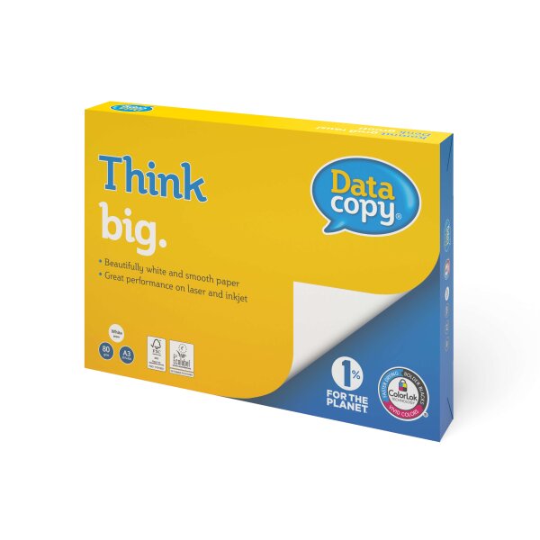 DATA COPY Premiumpapier hochweiss A3 80g - 1 Palette (36000 Blatt)