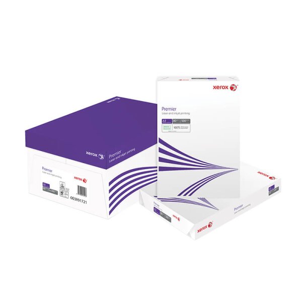 XEROX Premier Businesspapier weiss A3 80g - 1 Palette (50000 Blatt)