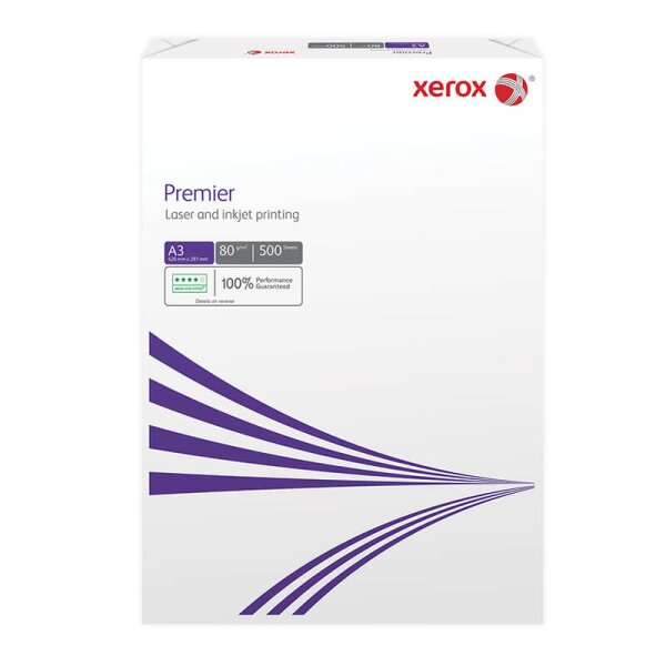XEROX Premier Businesspapier weiss A3 80g - 1 Palette (50000 Blatt)