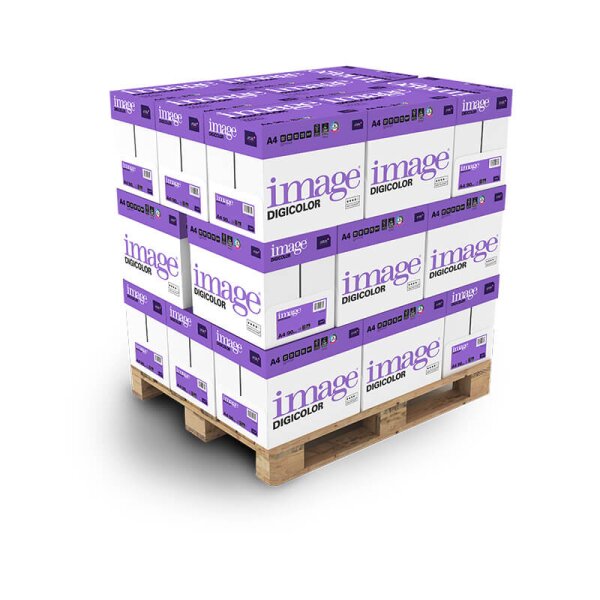 IMAGE Digicolor Farblaserpapier hochweiss A3 250g - 1 Palette (9000 Blatt)