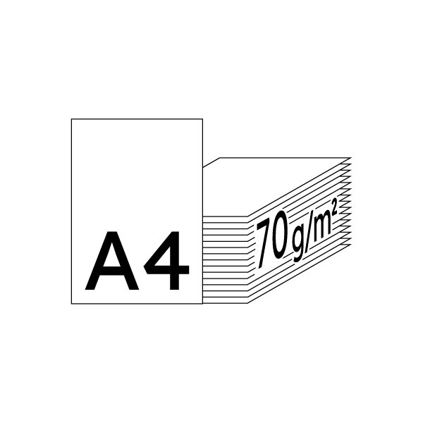 IMAGE Impact Premiumpapier hochweiss A4 70g - 1 Palette (100000 Blatt)