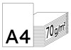 IMAGE Impact Premiumpapier hochweiss A4 70g - 1 Palette (100000 Blatt)
