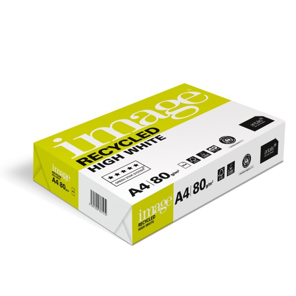 IMAGE Recycled High White Recyclingpapier A4 80g - 1 Palette (100000 Blatt)
