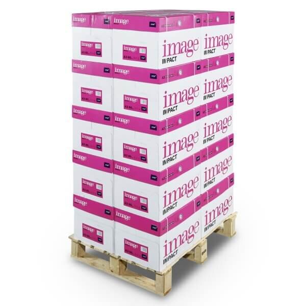 IMAGE Impact Premiumpapier 4-fach gelocht hochweiss A4 80g - 1 Palette (100000 Blatt)