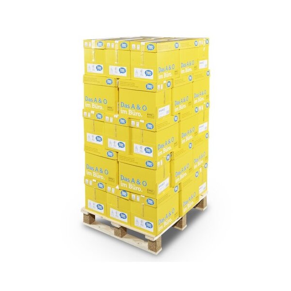 DATA COPY Premiumpapier 4-fach gelocht hochweiss A4 80g - 1 Palette (100000 Blatt)