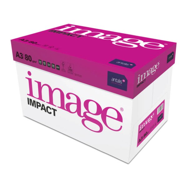 IMAGE Impact Premiumpapier hochweiss A3 80g - 1 Palette (50000 Blatt)