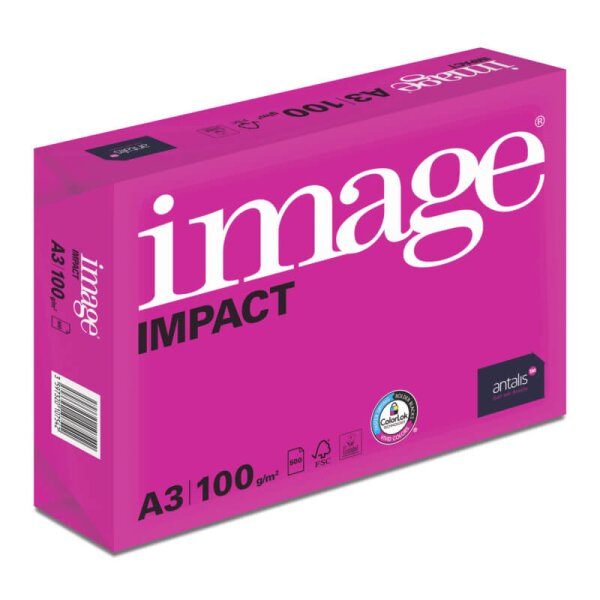 IMAGE Impact Premiumpapier hochweiss A3 100g - 1 Palette (40000 Blatt)