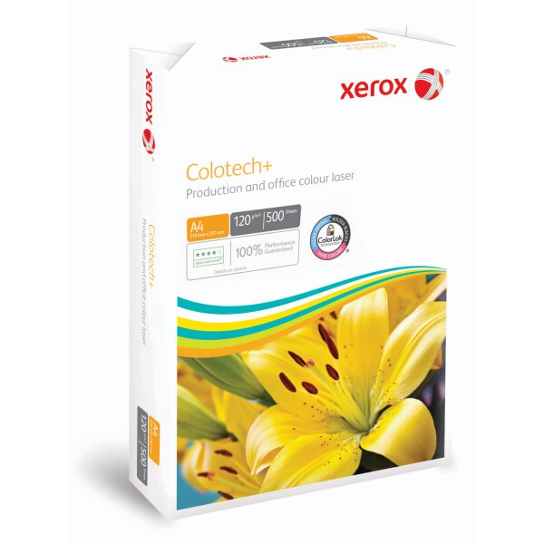 XEROX Colotech+ Farblaserpapier weiss A4 120g - 1 Palette (64000 Blatt)