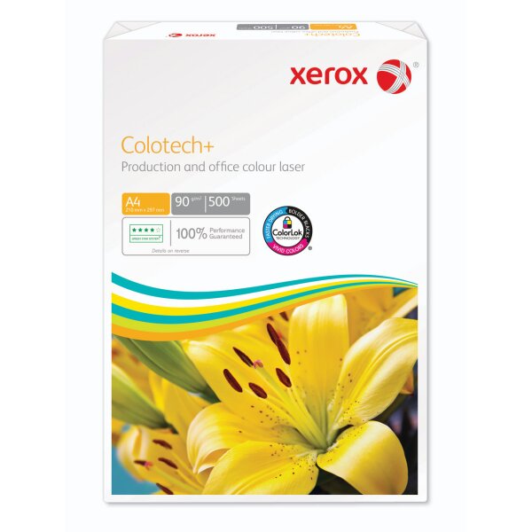 XEROX Colotech+ Farblaserpapier weiss A4 90g - 1 Palette (100000 Blatt)