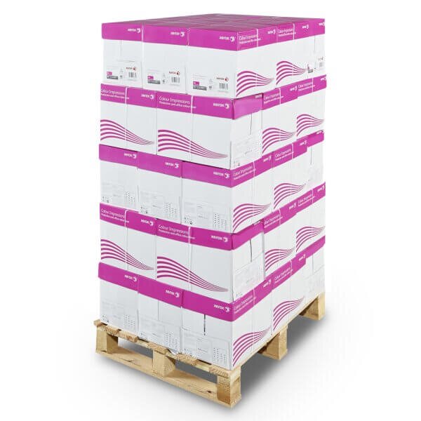 XEROX Colour Impressions Farblaserpapier weiss A4 160g - 1 Palette (50000 Blatt)