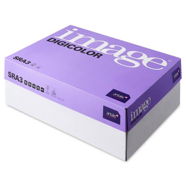 IMAGE Digicolor Farblaserpapier hochweiss SRA3 250g - 1 Palette (12500 Blatt)